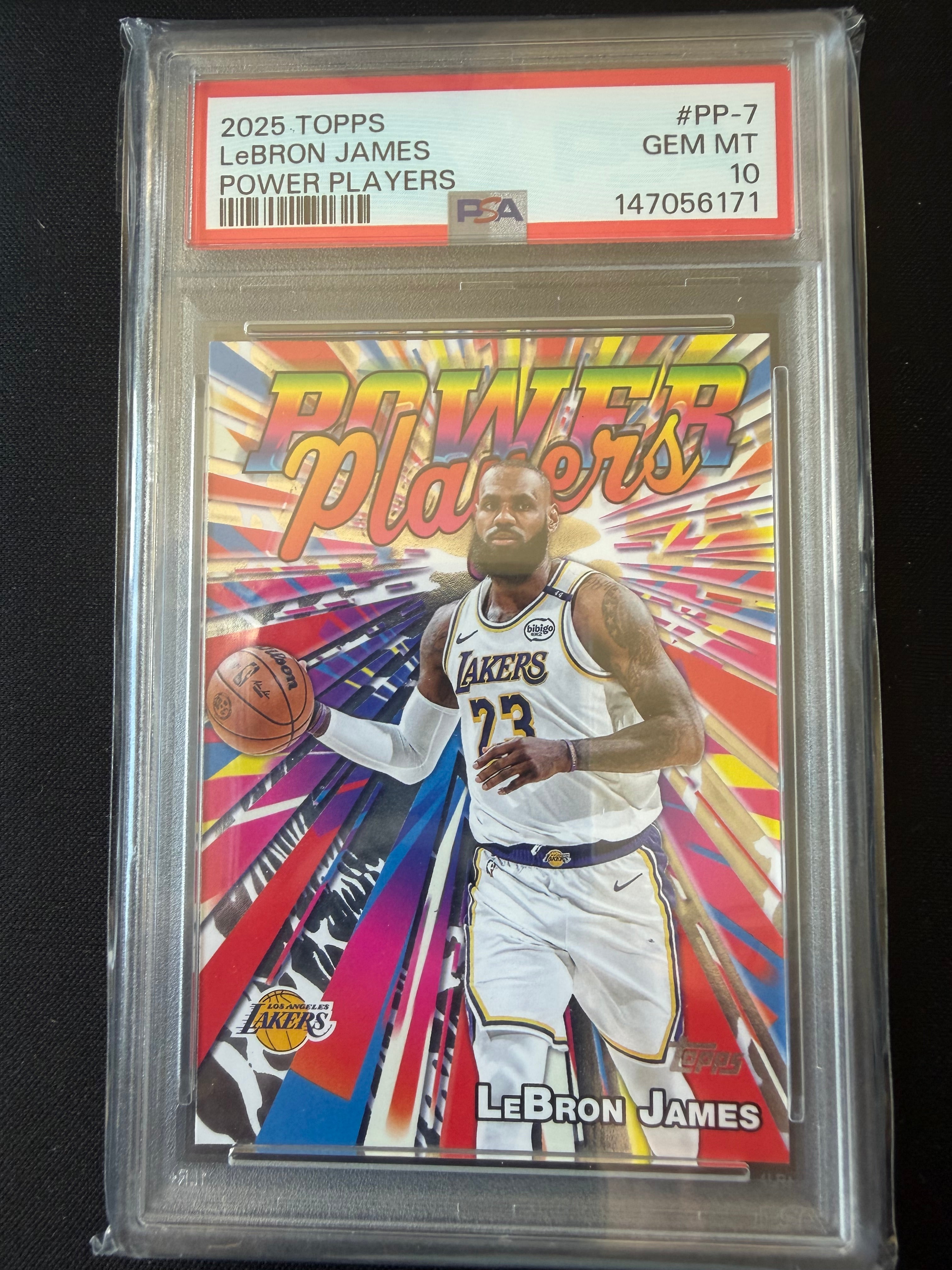 2025 Topps Power Players #PP-7 LeBron James PSA 10