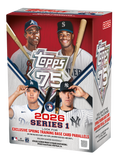 2026 Topps Series 1 Baseball Value Blaster Box 75th Anniversary sealed - official Topps packshot