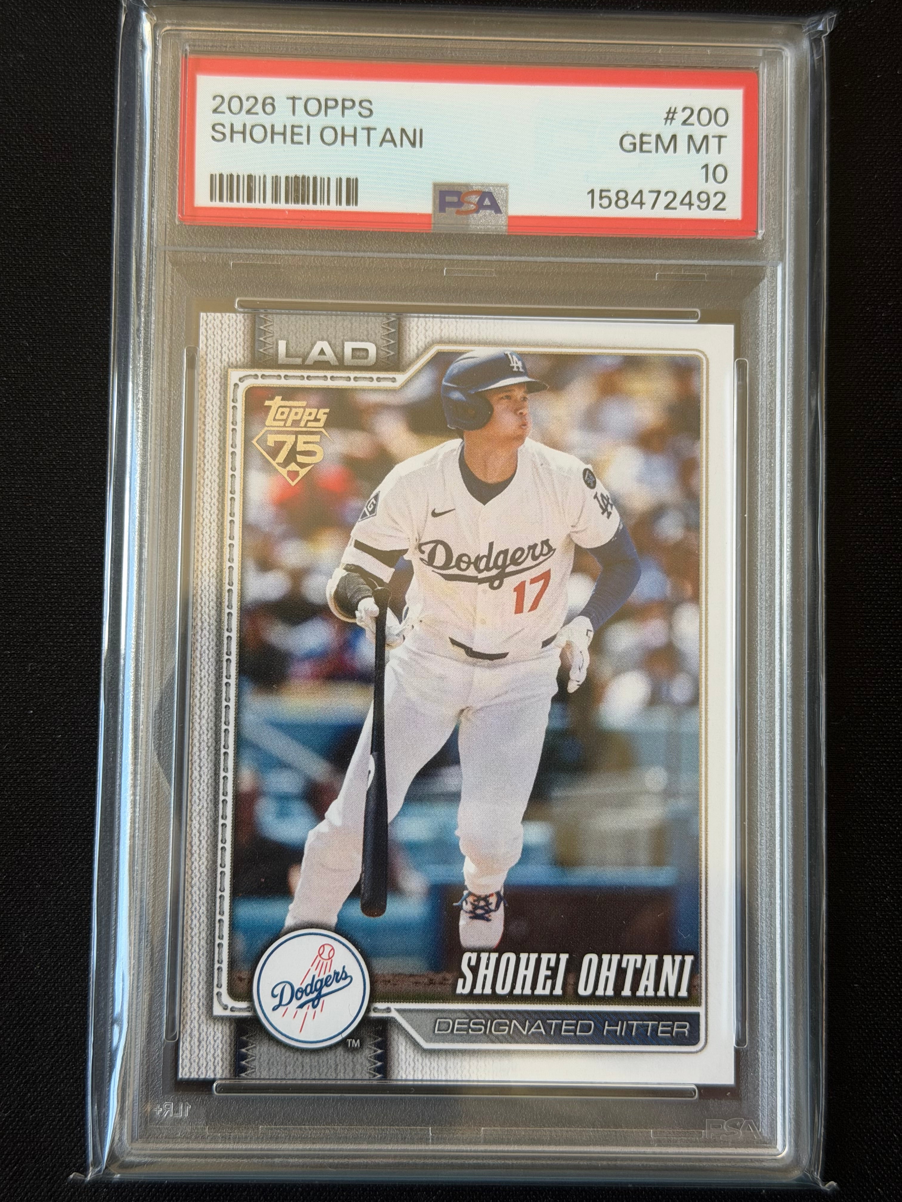2026 Topps #200 Shohei Ohtani PSA 10 (2nd Copy)