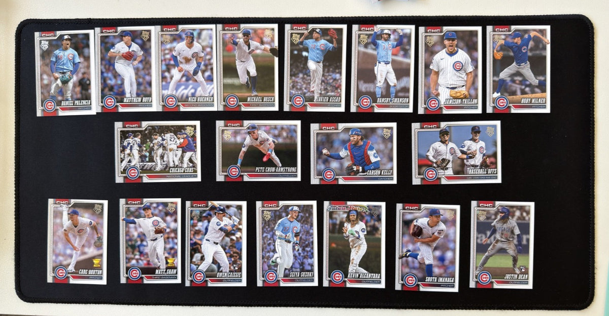 2026 Topps Series 1 & 2 Chicago Cubs team set, 23 cards