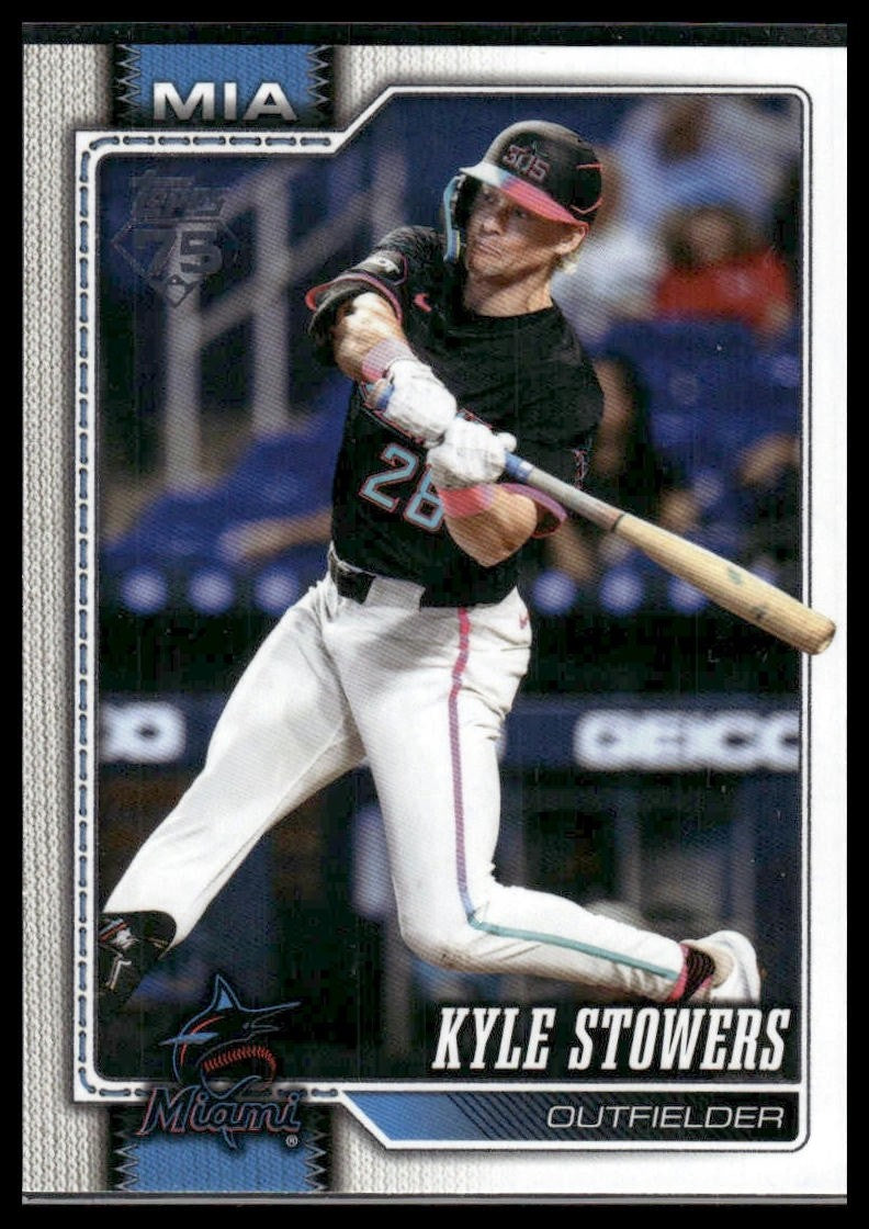 2026 Topps Series 1 & 2 Miami Marlins team set, 20 cards