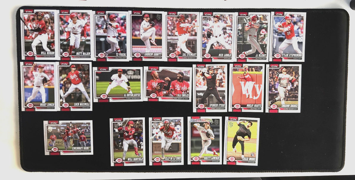 2026 Topps Series 1 & 2 Cincinnati Reds team set, 22 cards