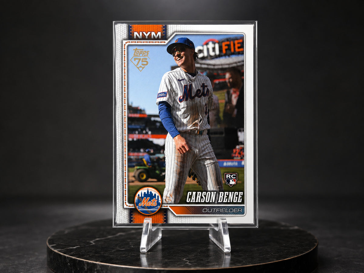 2026 Topps Series 1 & 2 New York Mets team set, 28 cards