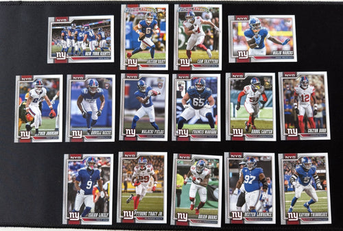 2026 Topps Flagship Football New York Giants team set, 15 cards