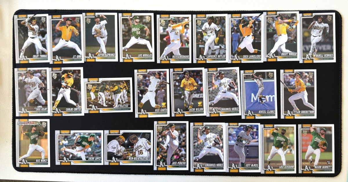 2026 Topps Series 1 & 2 Athletics team set, 25 cards