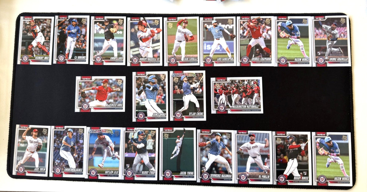 2026 Topps Series 1 & 2 Washington Nationals team set, 22 cards